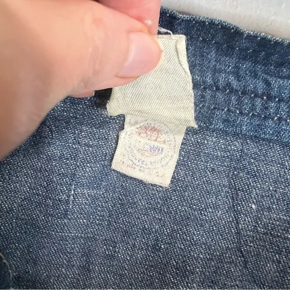 Calvin Klein vintage wrap denim skirt
