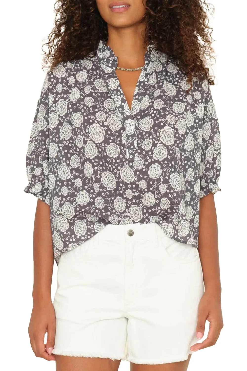 Cam Top in Smokey Gray