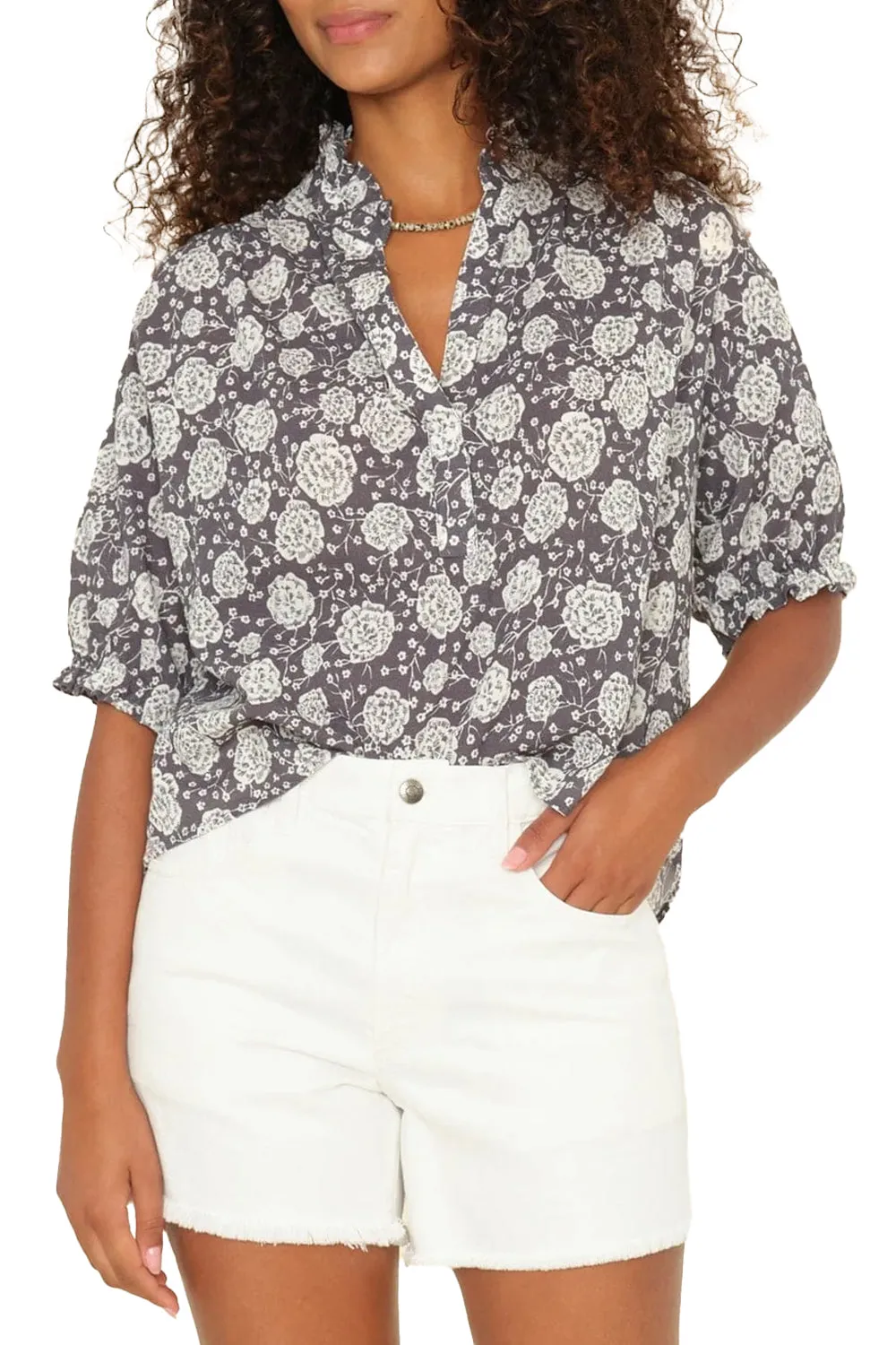 Cam Top in Smokey Gray