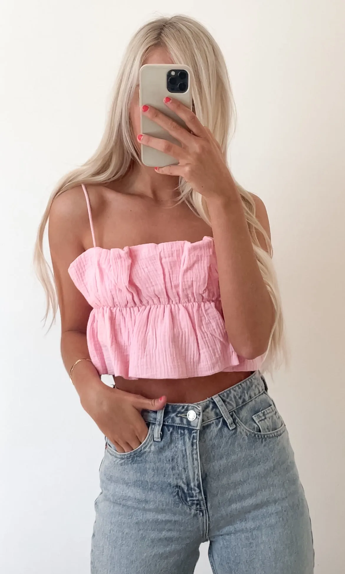 Cameron Frill Crop Top