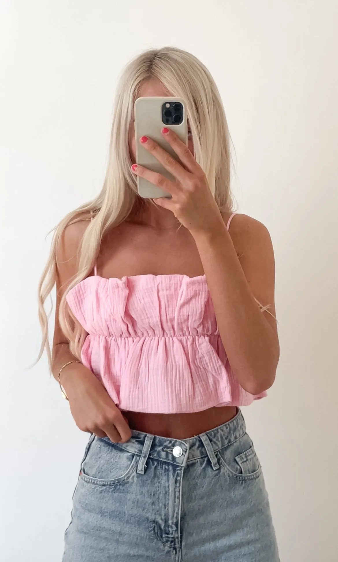 Cameron Frill Crop Top