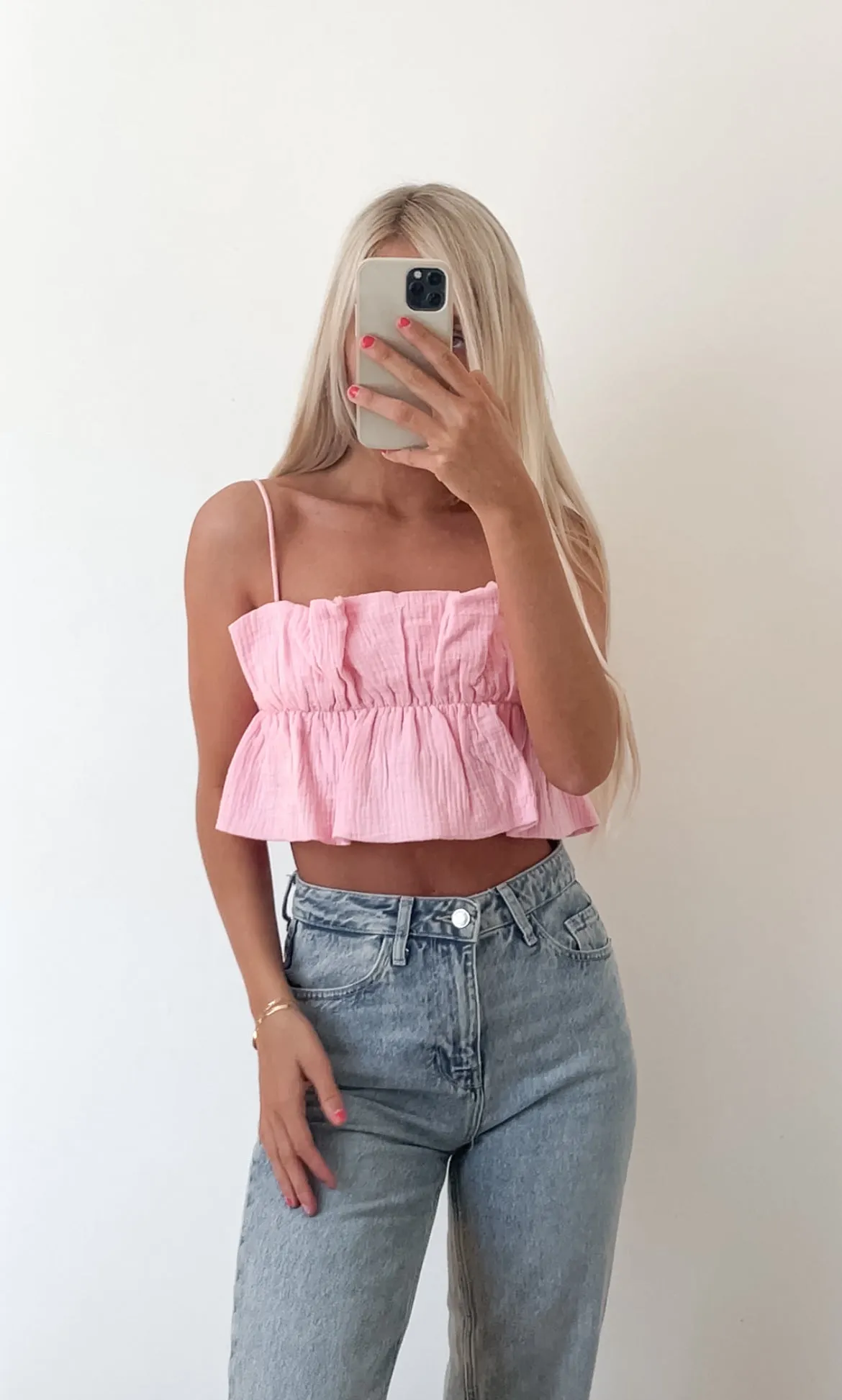 Cameron Frill Crop Top