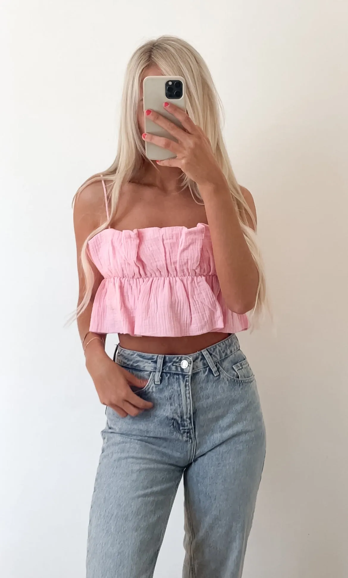 Cameron Frill Crop Top
