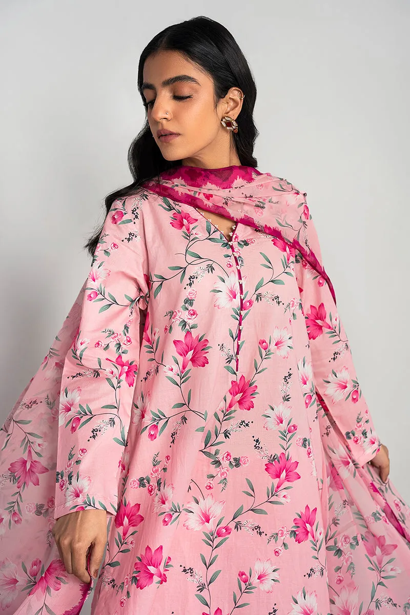 CANDY BLOSSOM-3PC PRINTED LAWN SUIT| Cross Stitch 2023
