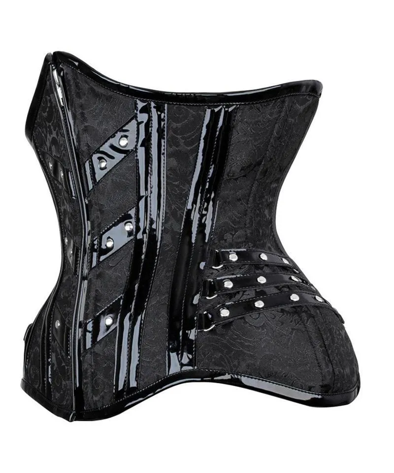 Careess New Curvy Brocade Waist Trainer with Front Zipper