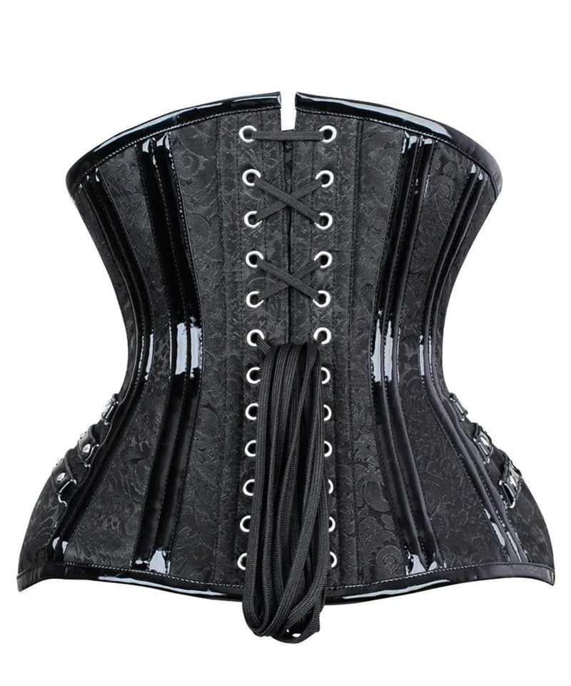Careess New Curvy Brocade Waist Trainer with Front Zipper