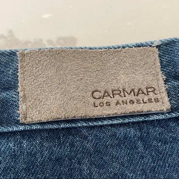 Carmar Los Angeles Beatrice Zip Front Denim Skirt