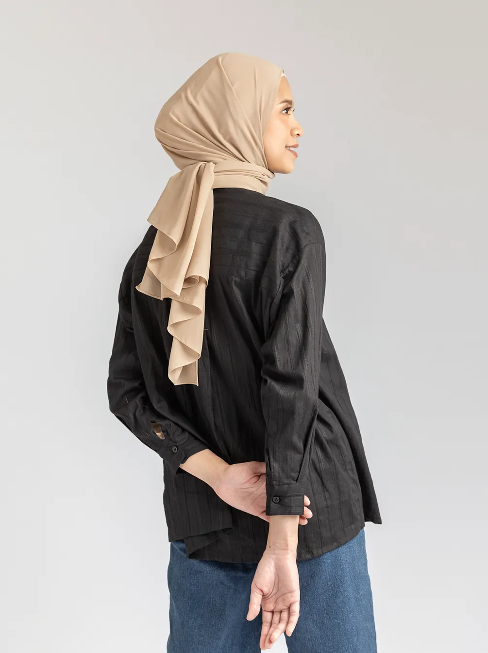 CASA TOP PLAIN BLACK