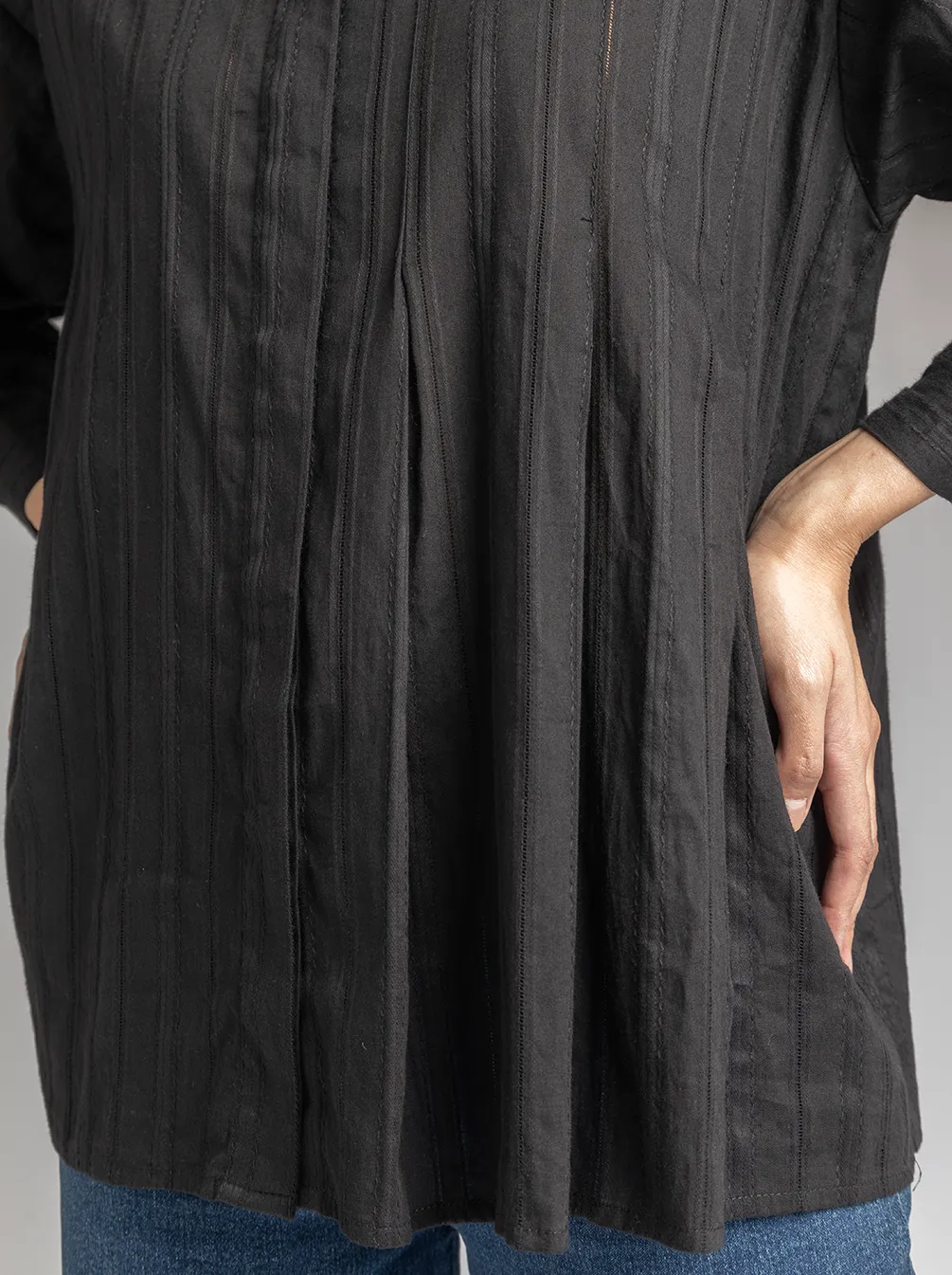 CASA TOP PLAIN BLACK