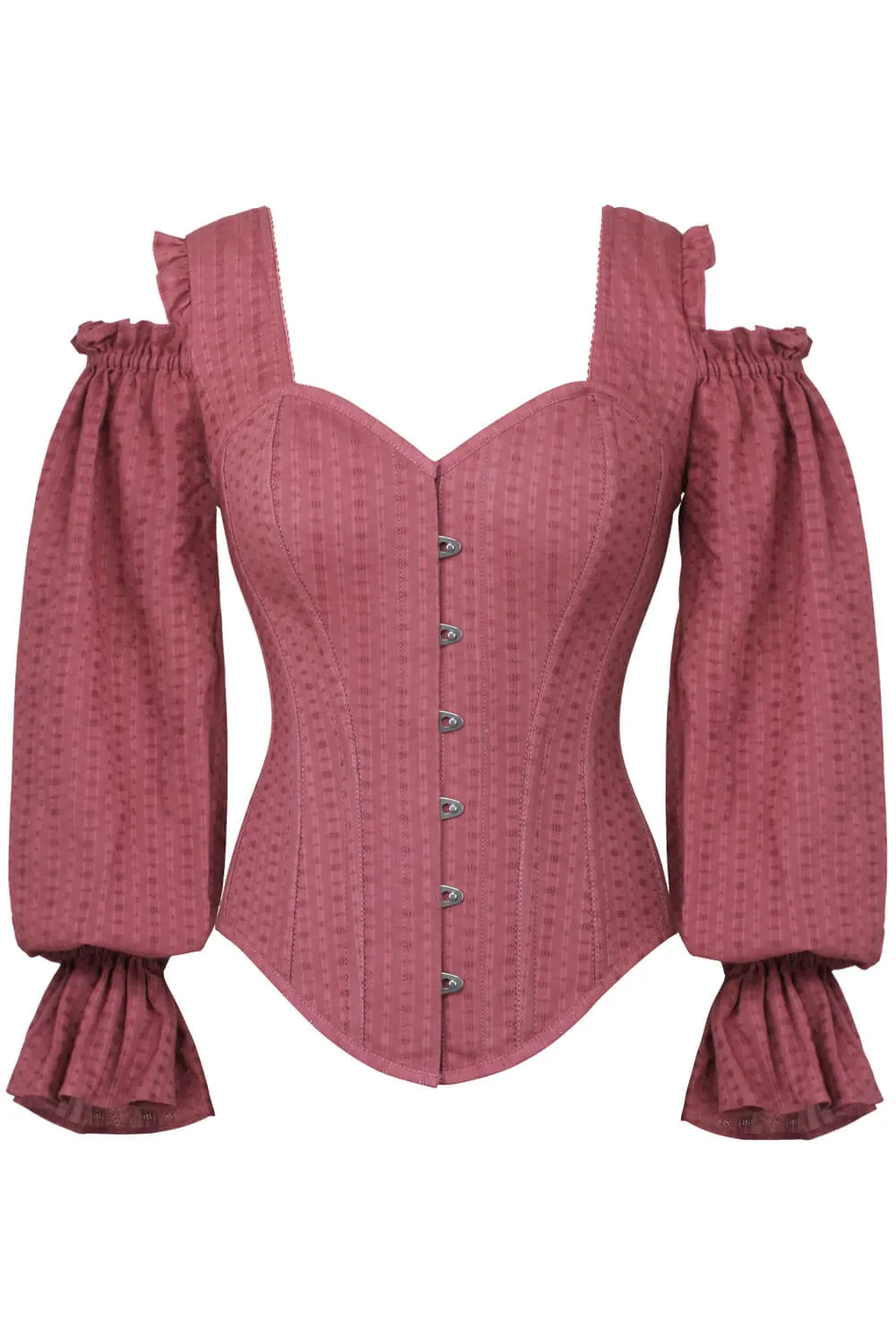 Catherine Overbust Cotton Corset