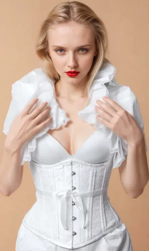 CDW-1225 - White Waist Training Corset