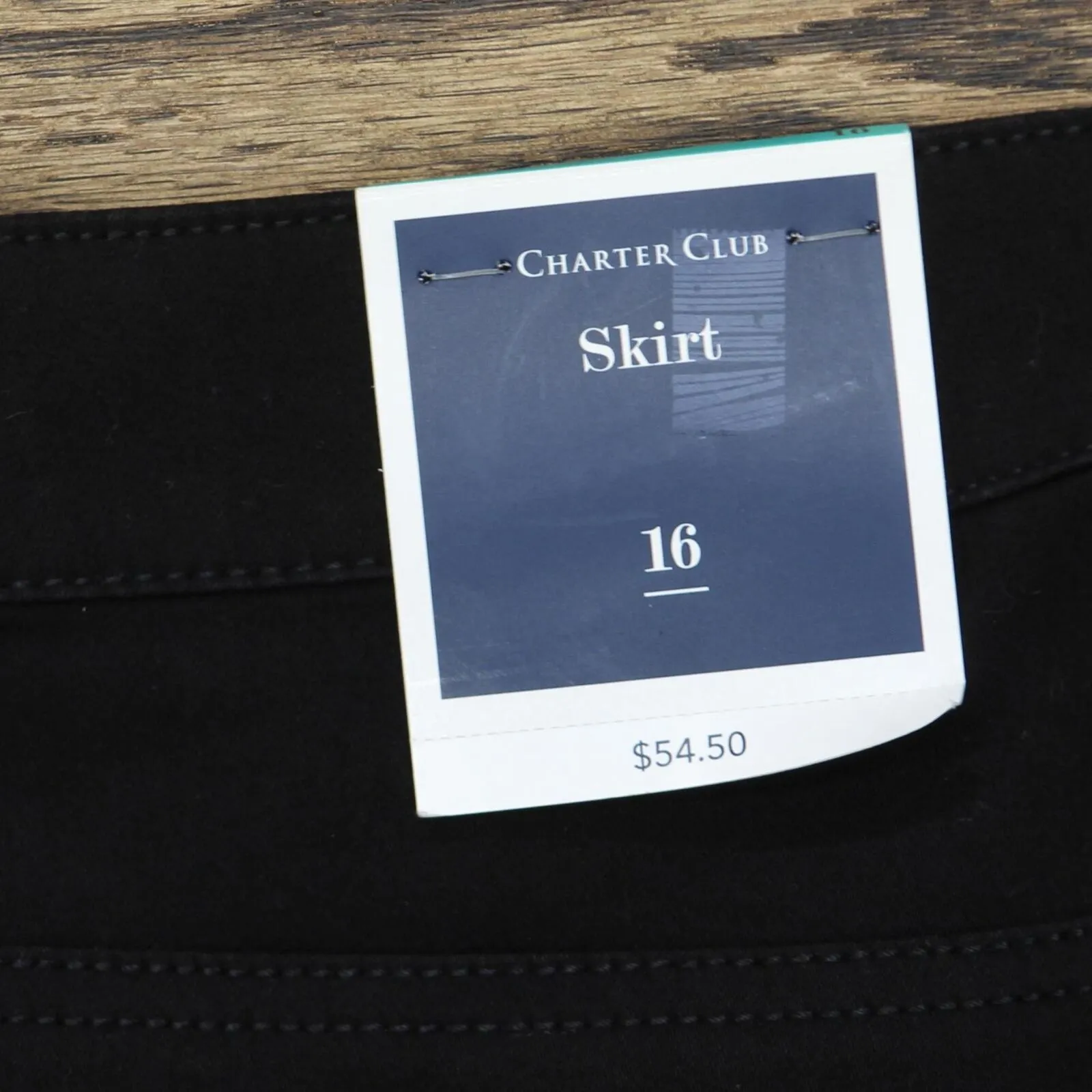 Charter Club Women's Denim Tummy Control Skirt 100075415MS
