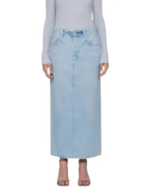 Citizens of Humanity Verona Denim Column Skirt in Frequency