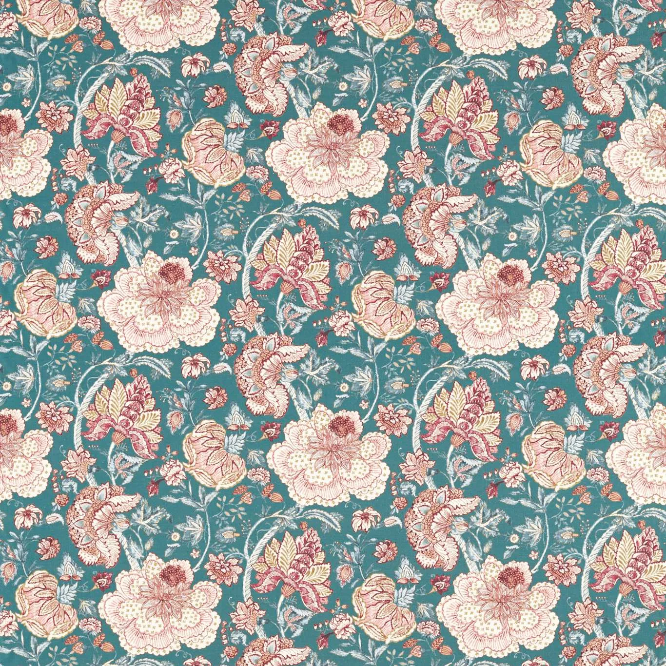 CLARKE & CLARKE Lucienne Teal Table