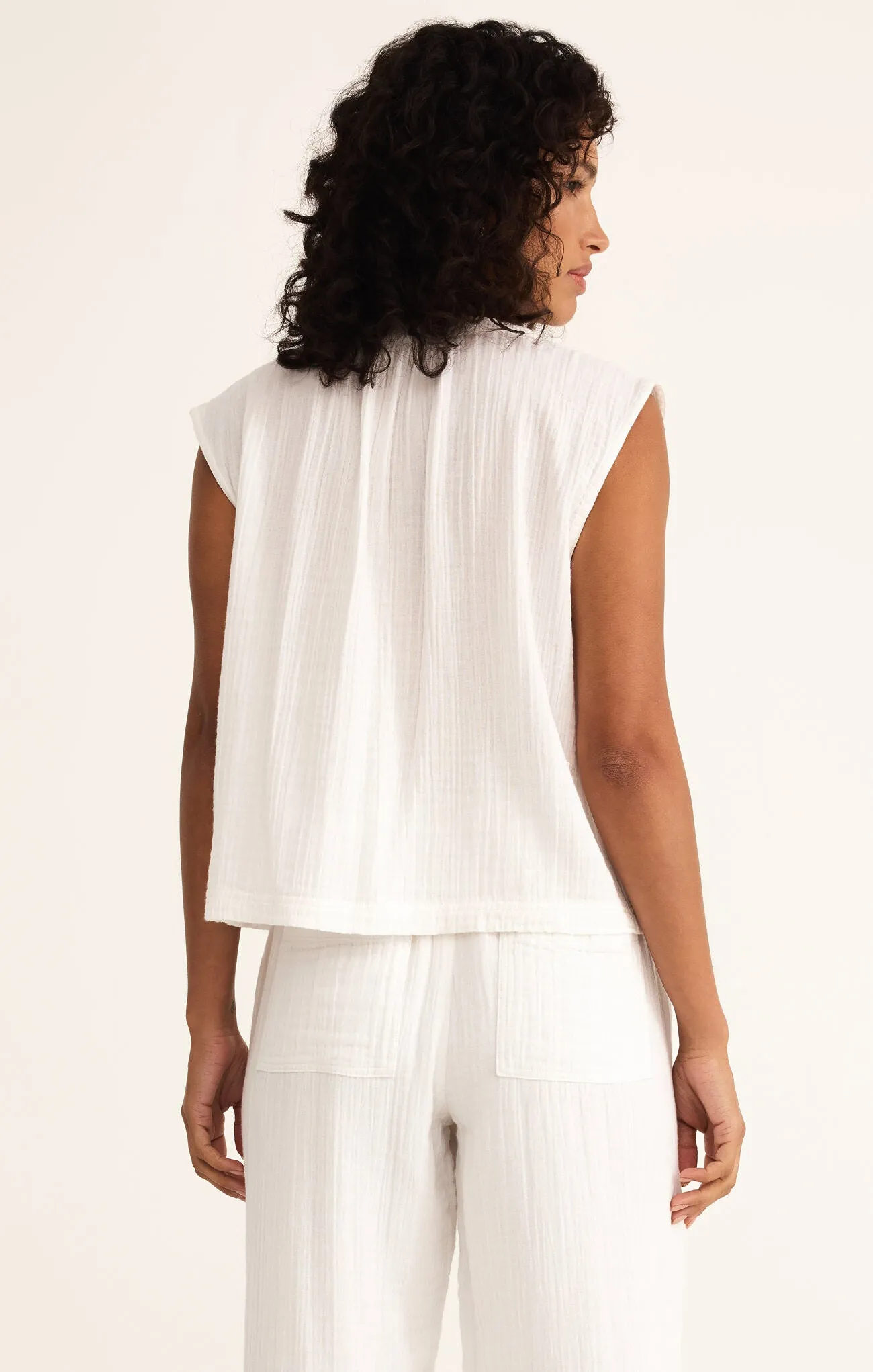 Cliffside V-Neck Airy Top