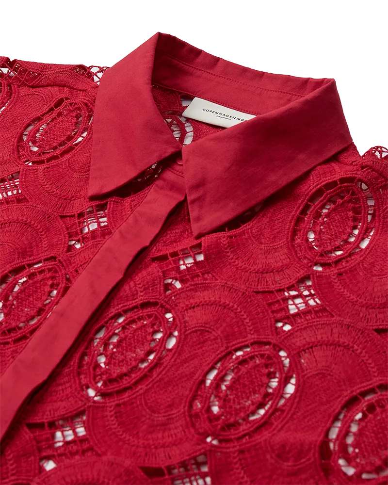 CMCIRKLA - SHIRT IN RED