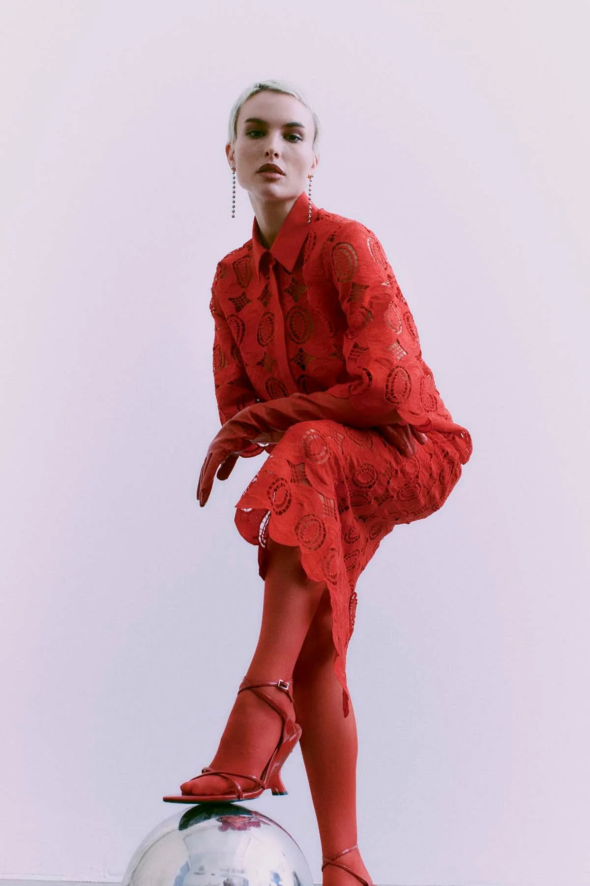 CMCIRKLA - SHIRT IN RED