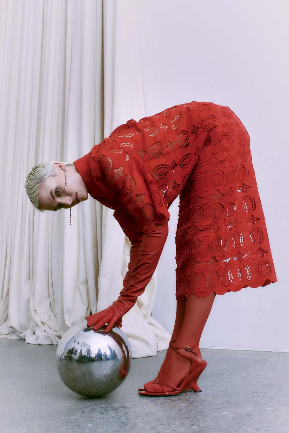 CMCIRKLA - SHIRT IN RED