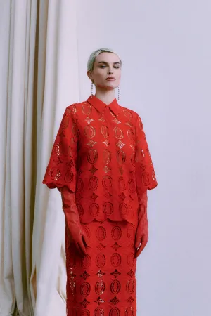 CMCIRKLA - SHIRT IN RED