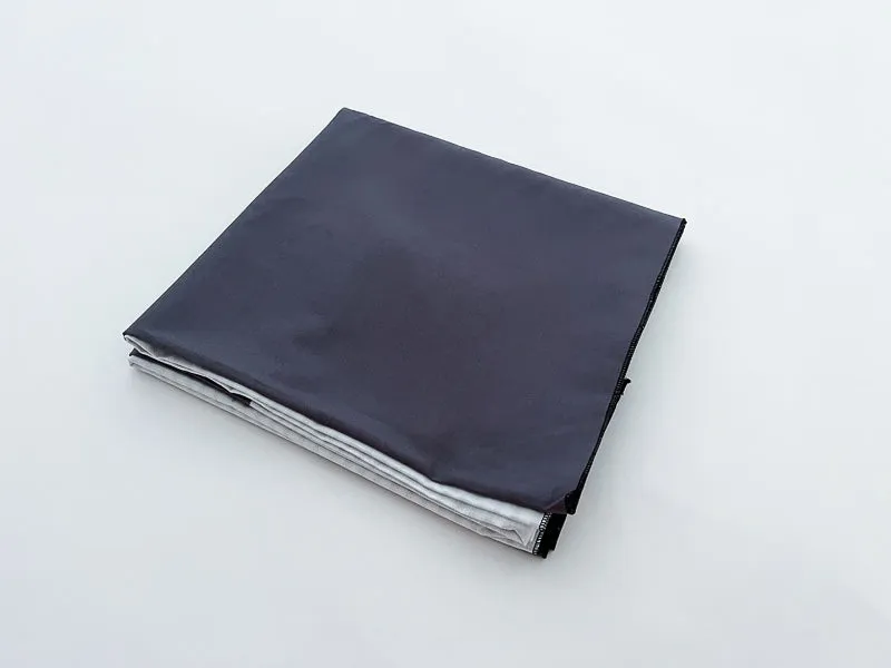 Coal Gray and Denim Blue Baby Crib Bedding Set All in One