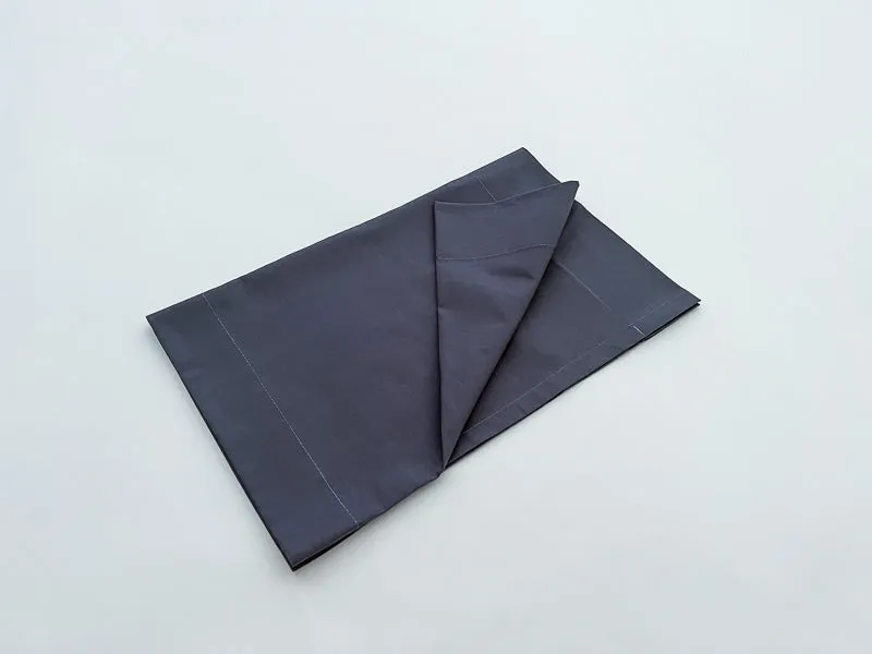 Coal Gray and Denim Blue Baby Crib Bedding Set All in One
