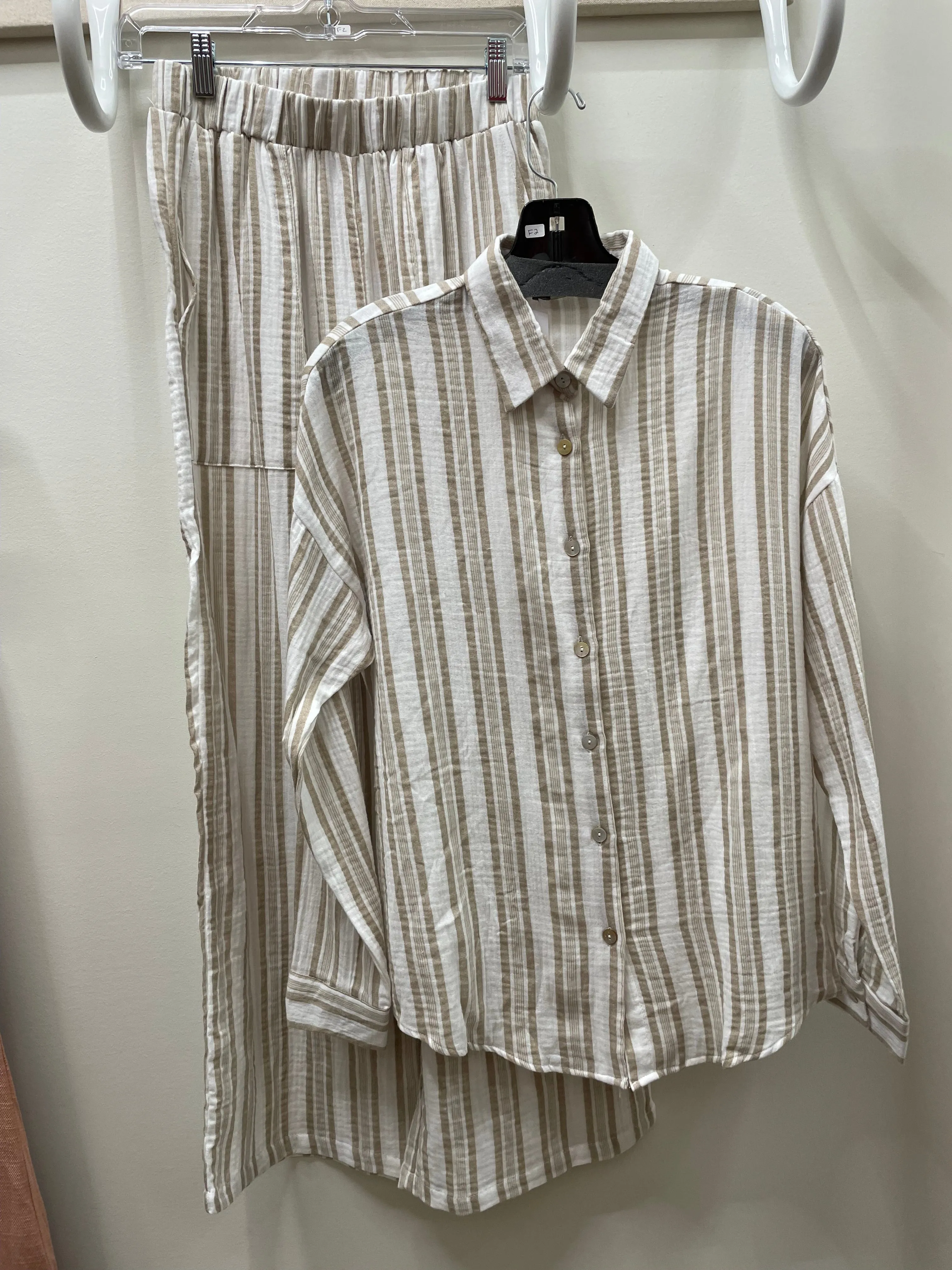 Coastal Chic Button Top