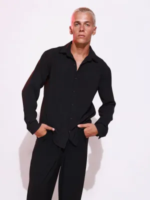 Collar Lace Detailed Regular Fit Shirt
