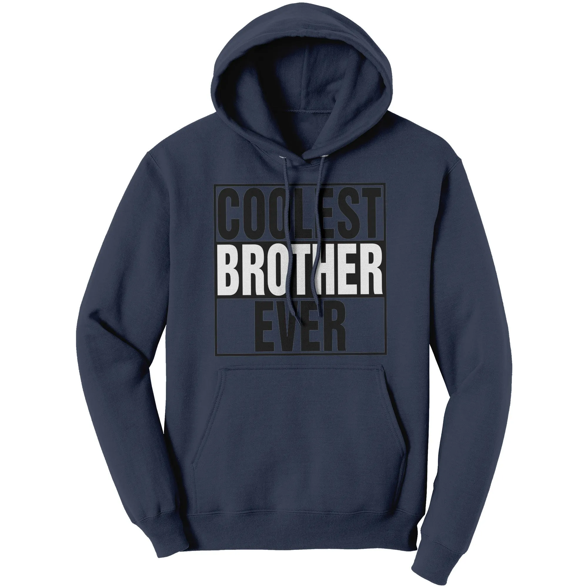 Coolest Brother Hoodie, Brother Sweater, Mens Clothing, Graphic Hoodie, Big Brother Shirt, Christmas Gifts For Older Brother, Family Gift