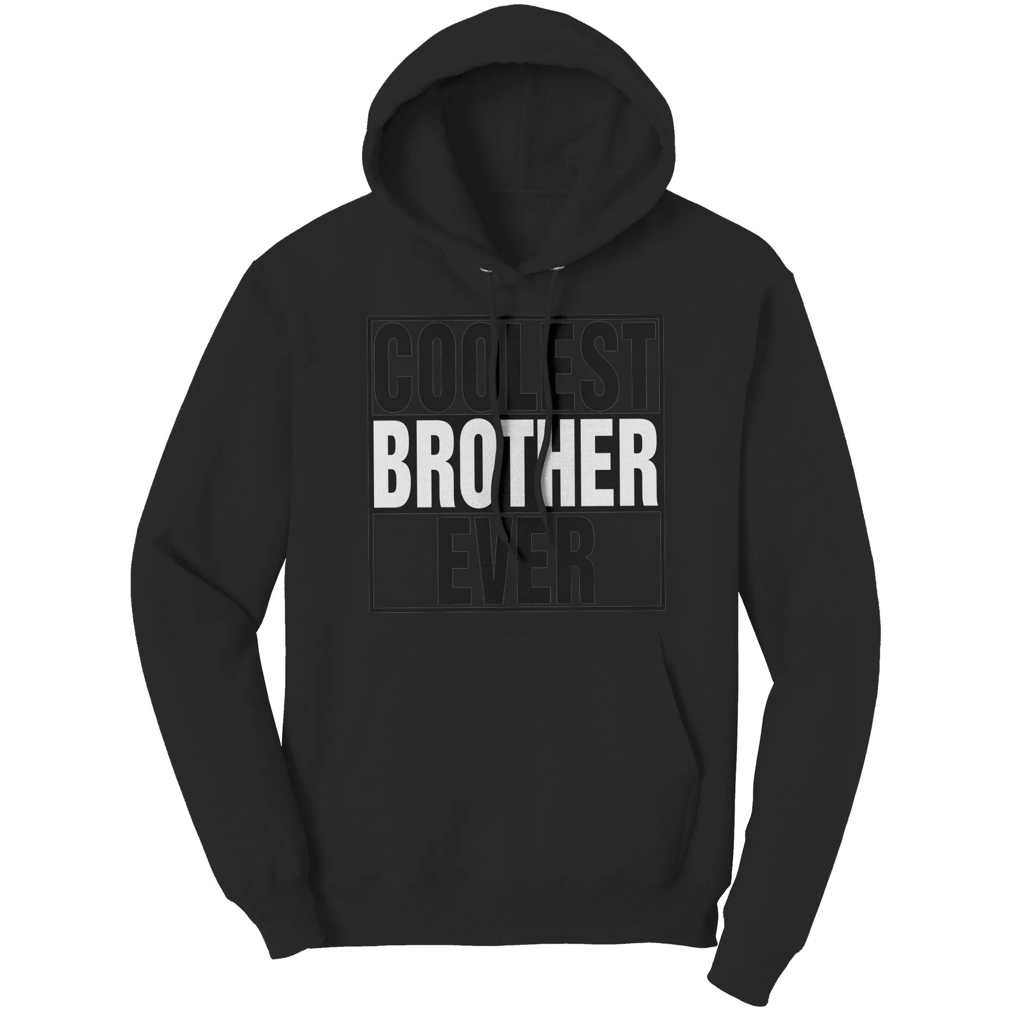 Coolest Brother Hoodie, Brother Sweater, Mens Clothing, Graphic Hoodie, Big Brother Shirt, Christmas Gifts For Older Brother, Family Gift