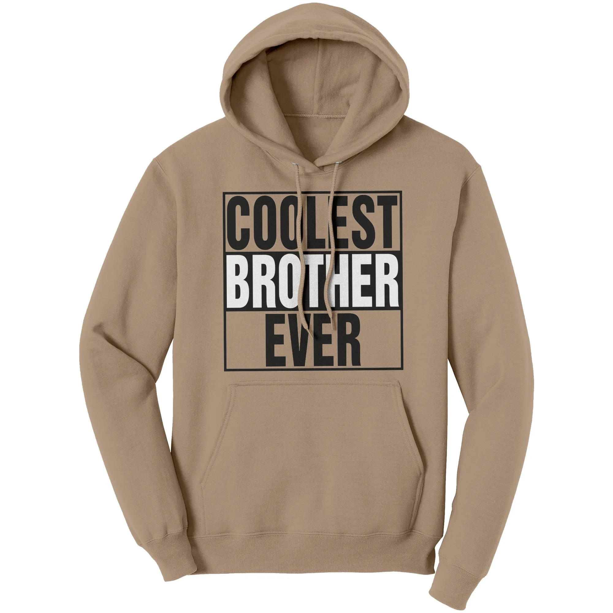 Coolest Brother Hoodie, Brother Sweater, Mens Clothing, Graphic Hoodie, Big Brother Shirt, Christmas Gifts For Older Brother, Family Gift