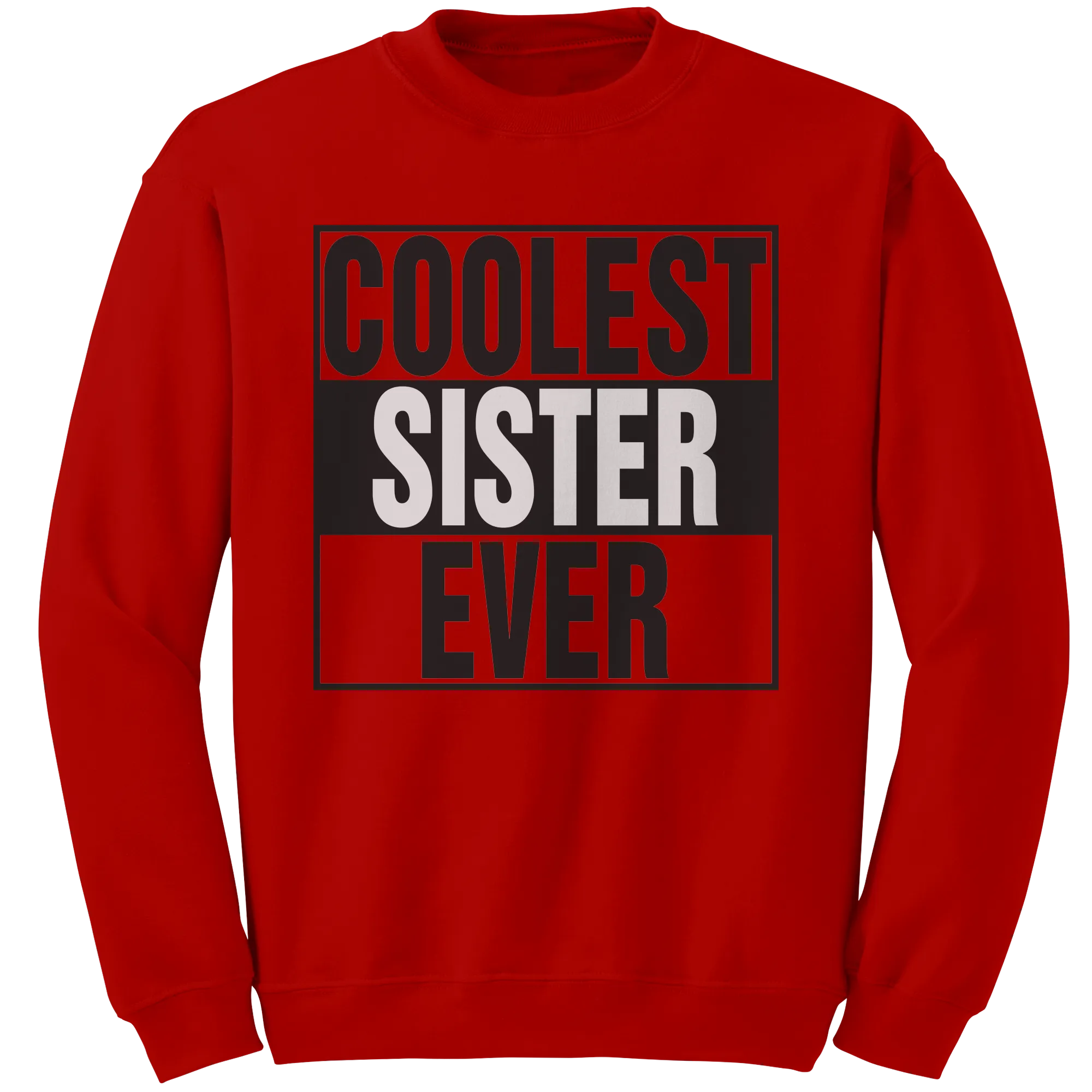 Coolest Sister Ever Sweatshirt, Big Sister Sweatshirt, Sister Sweater, Womens Clothing, Family Shirt, Gift For Sister, Birthday Gift For Her