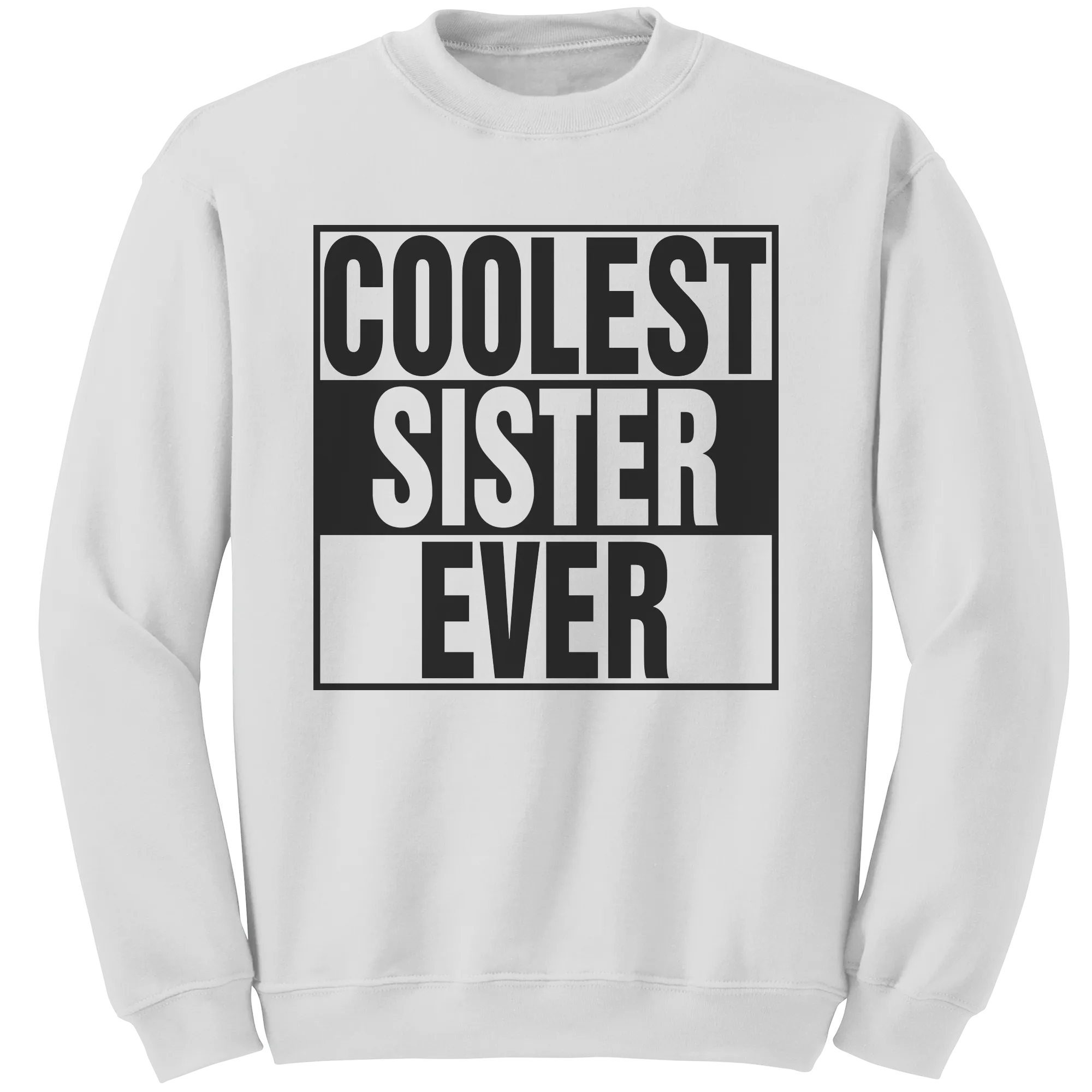 Coolest Sister Ever Sweatshirt, Big Sister Sweatshirt, Sister Sweater, Womens Clothing, Family Shirt, Gift For Sister, Birthday Gift For Her