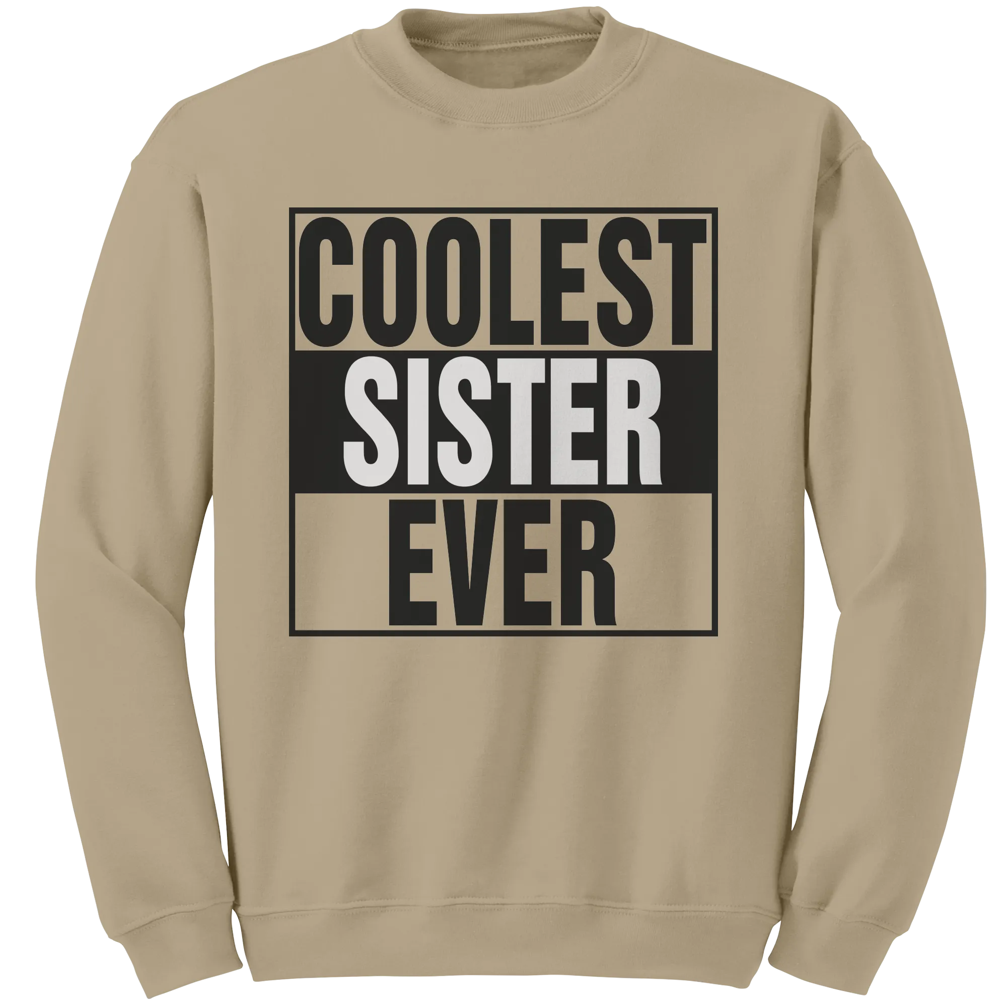 Coolest Sister Ever Sweatshirt, Big Sister Sweatshirt, Sister Sweater, Womens Clothing, Family Shirt, Gift For Sister, Birthday Gift For Her