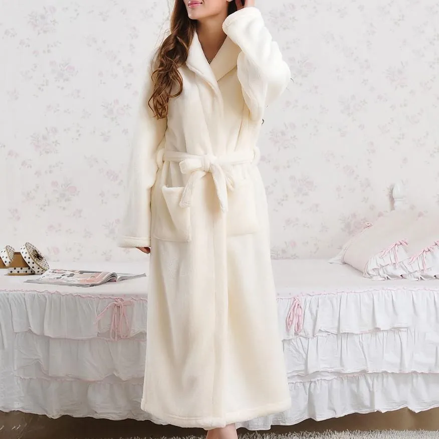 Coral Fleece Kimono Robe