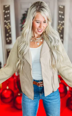 Corduroy Sweater Sleeve Southern Jacket - Final Sale
