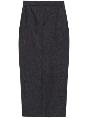 Cotton long skirt