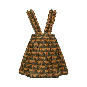 Cotton Skirt With Ties Meet The Cheetahs Multicolor