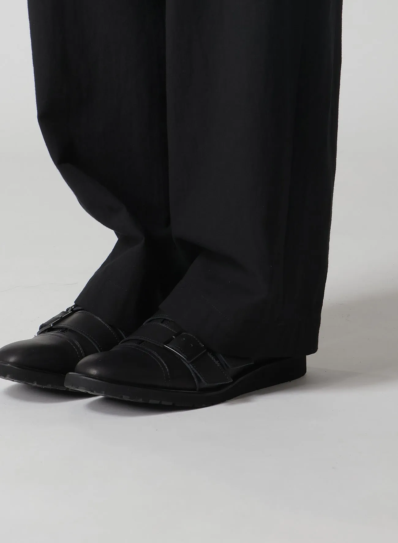 COTTON TWILL SUSPENDER PANTS
