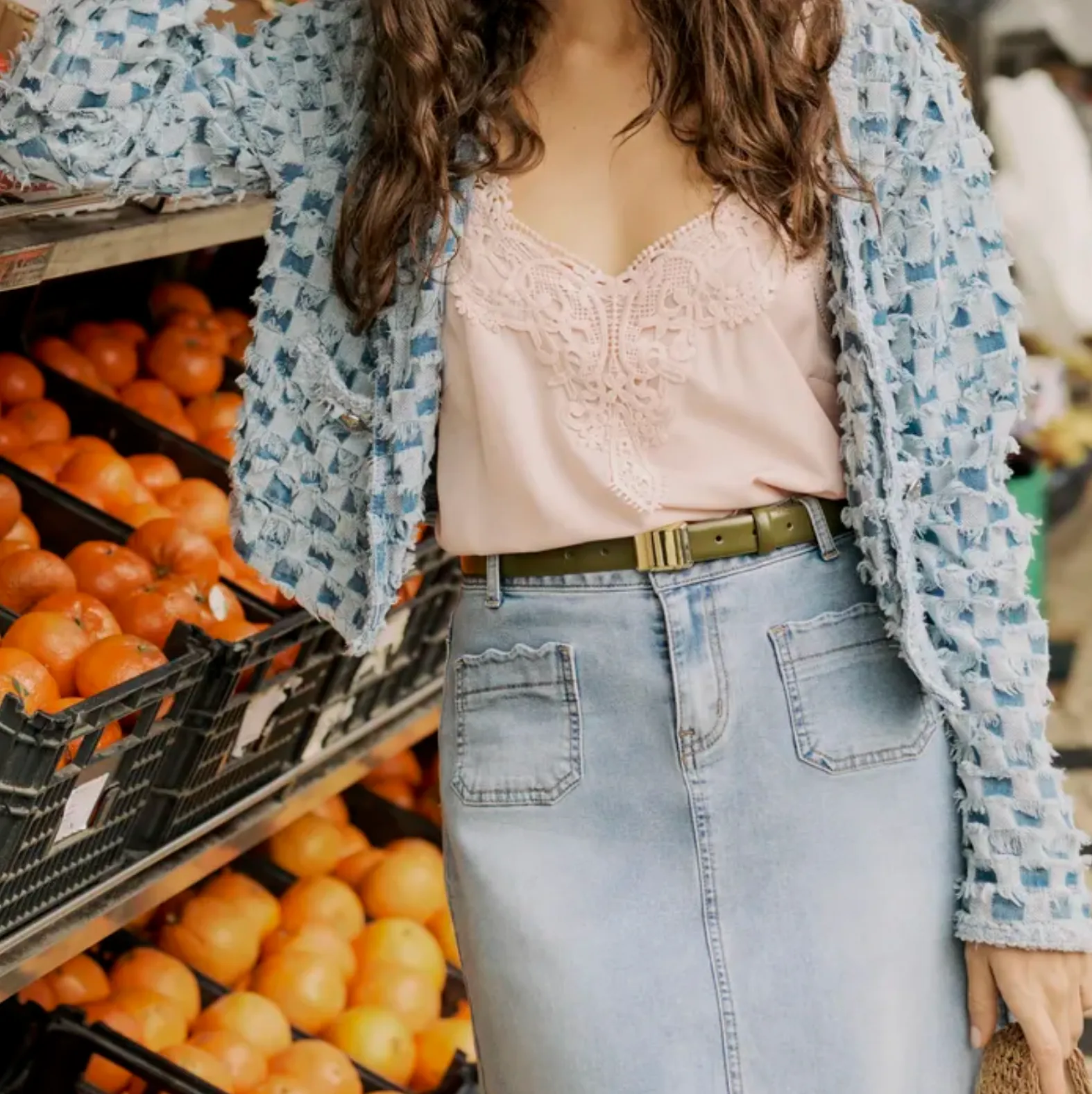 CR - Juliette denim skirt