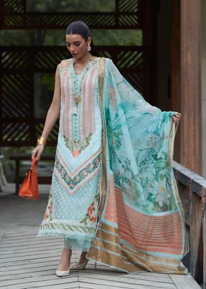 CRIMSON X SAIRA SHAKIRA LUXURY LAWN 2023 | Shigar D5-B