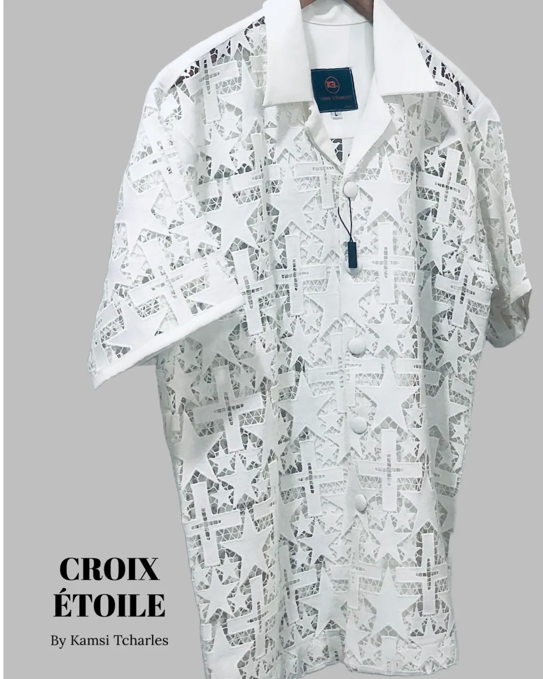 Croix Etoile White Lace Shirt