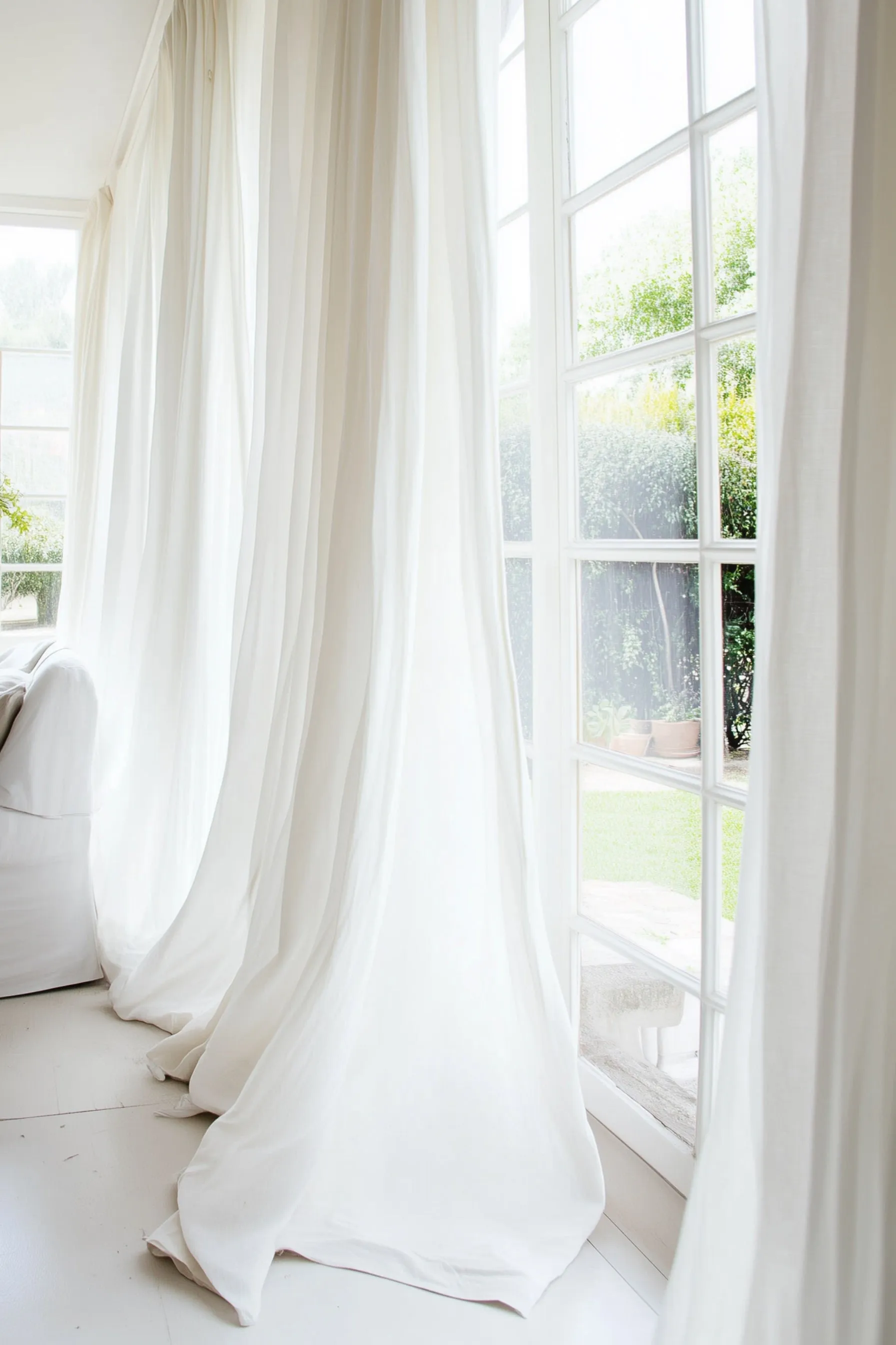 Curtain Set of 2 - White
