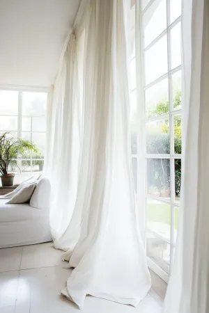 Curtain Set of 2 - White