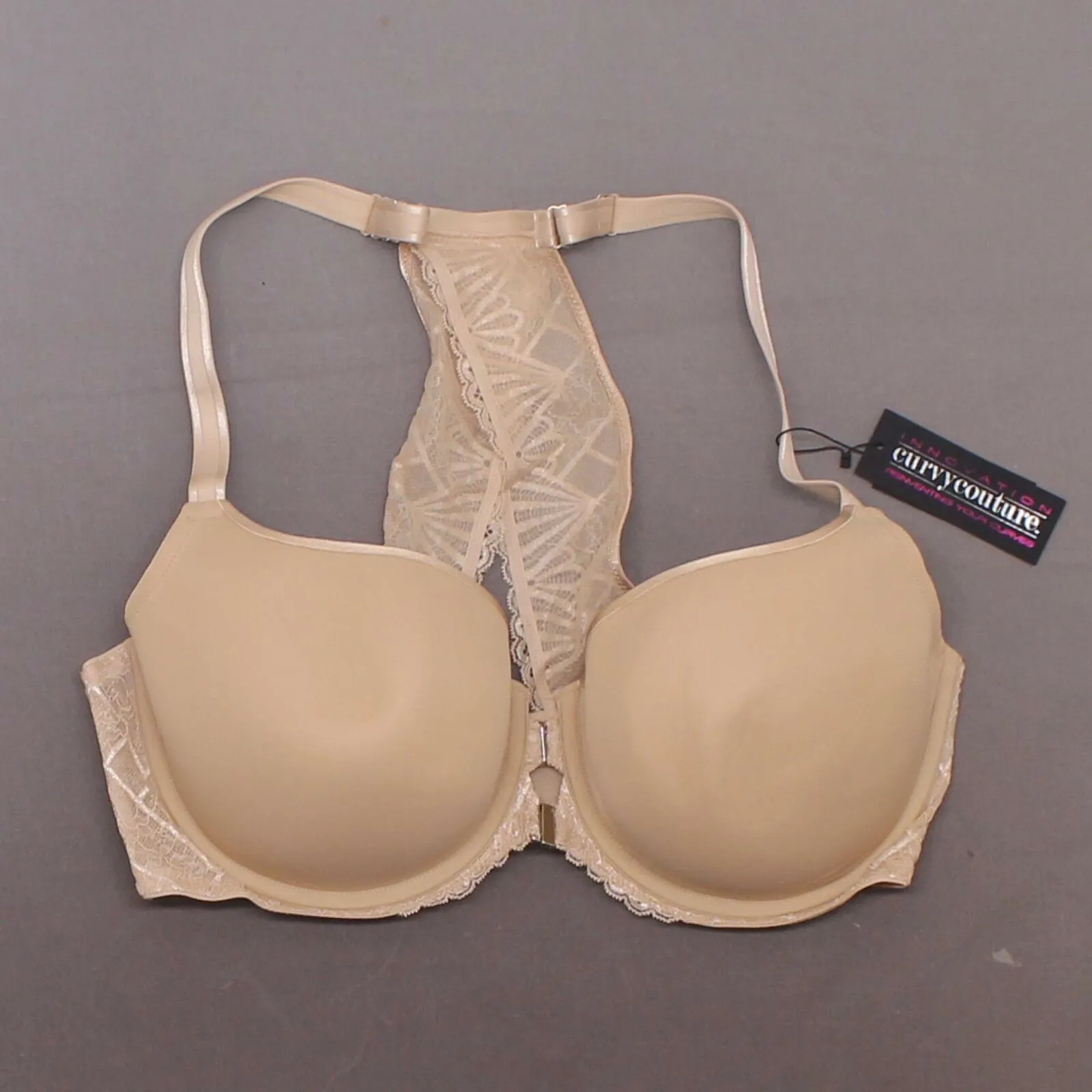 Curvy Couture Tulip Collection Front or Back Close T-Shirt Bra
