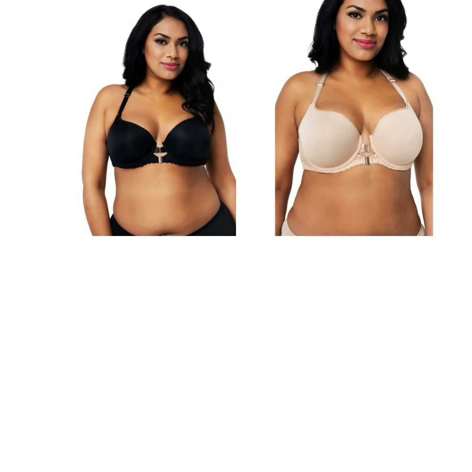 Curvy Couture Tulip Collection Front or Back Close T-Shirt Bra
