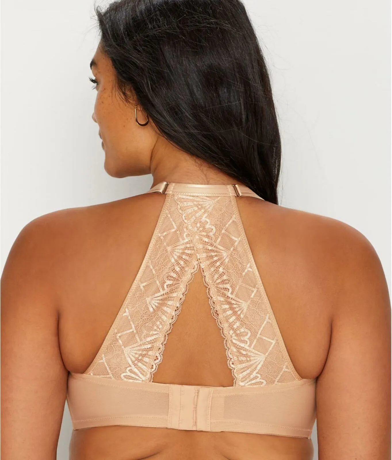 Curvy Couture Tulip Collection Front or Back Close T-Shirt Bra
