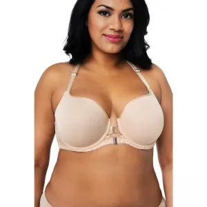Curvy Couture Tulip Collection Front or Back Close T-Shirt Bra