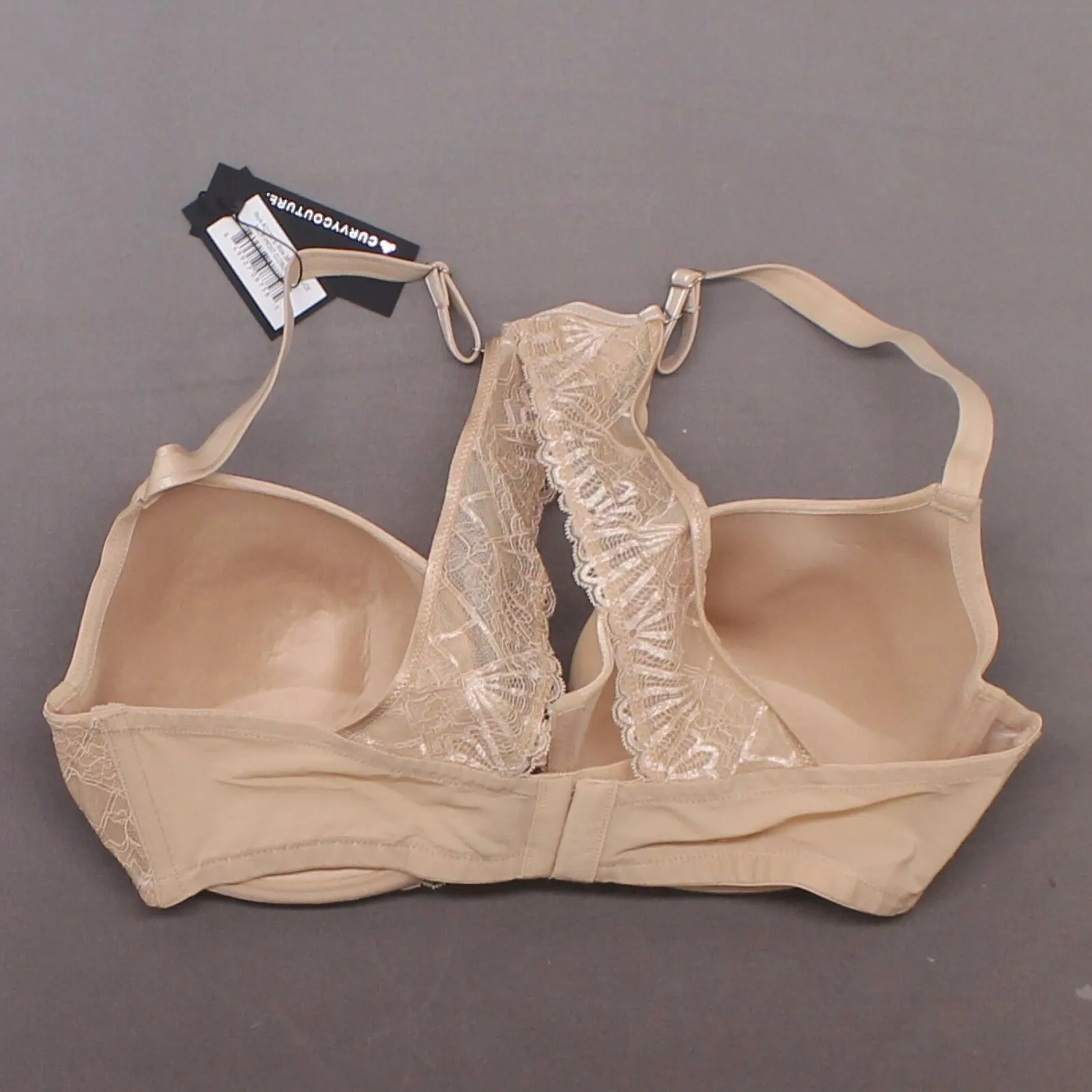 Curvy Couture Tulip Collection Front or Back Close T-Shirt Bra