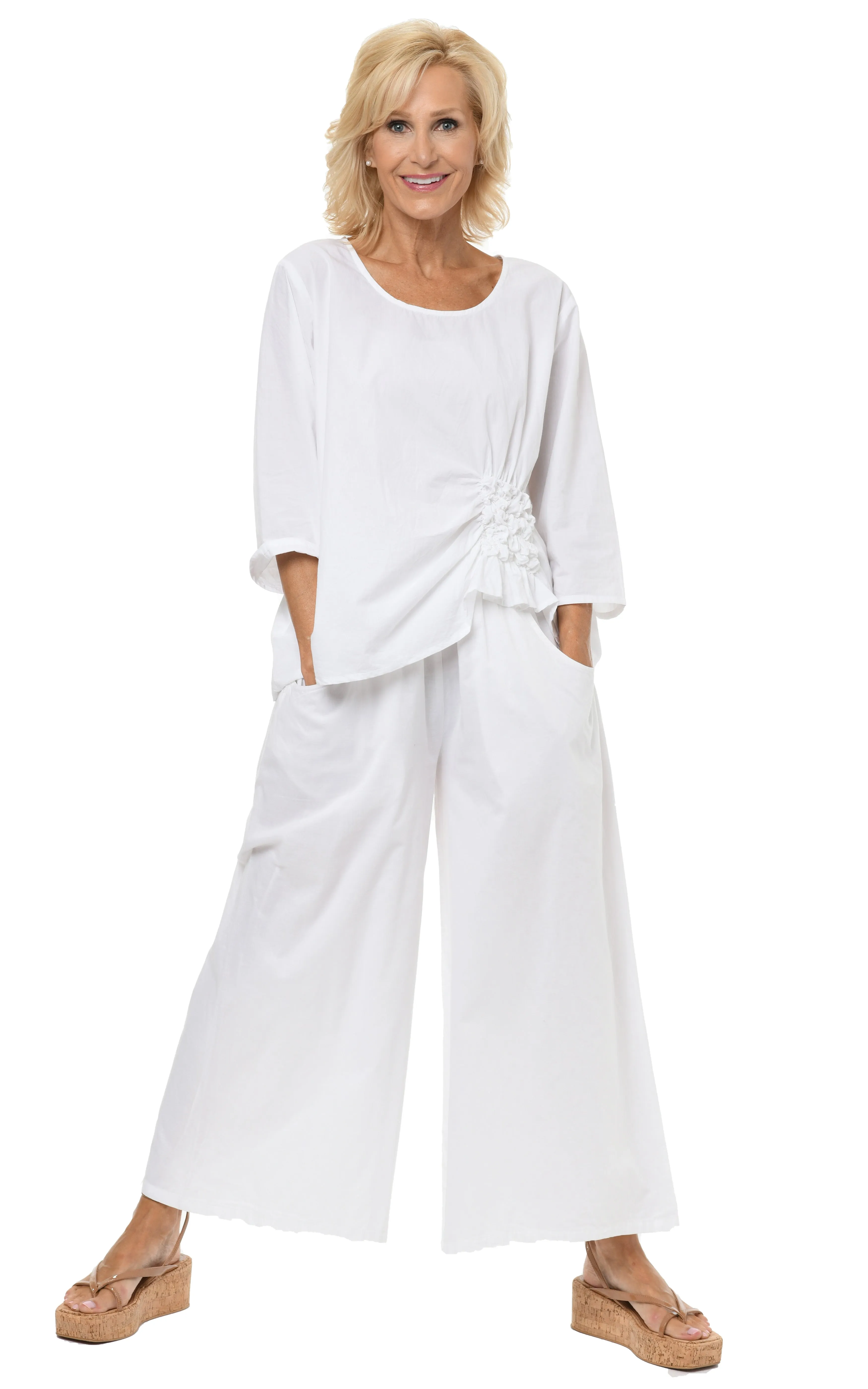 CV365 Olga Top in White