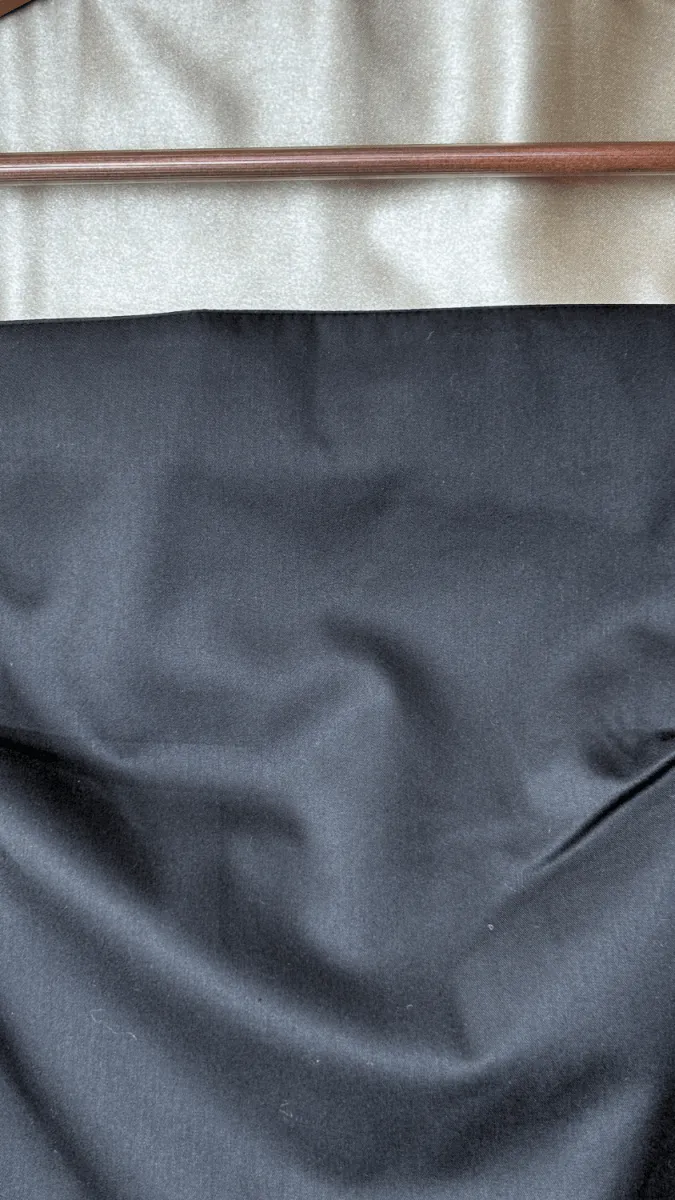 Dainty Bows Black Cotton Skirt